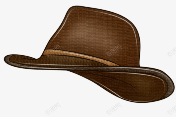 棕色帽子png免抠素材_88icon https://88icon.com 帽子 服装 牛仔帽 礼帽