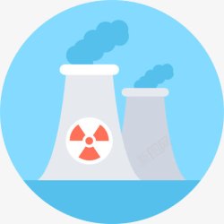 冷却核电站图标高清图片