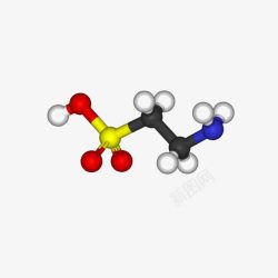 牛磺酸分子结构素材