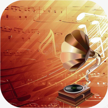 小红书手机logo手机古典音乐精选专辑软件log图标图标