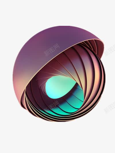 科技产品png免抠素材_88icon https://88icon.com 创新 曲面 科技 紫色