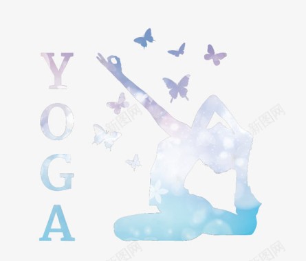 双11海报瑜伽logo图标图标