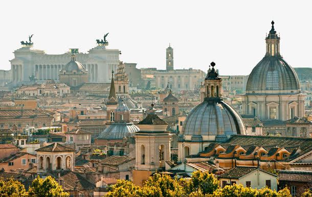意大利罗马png免抠素材_88icon https://88icon.com 城市 城市鸟瞰 建筑群 素材 鸟瞰