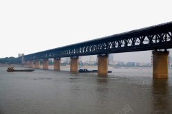 武汉地标武汉长江大桥江景高清图片