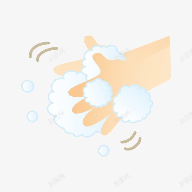 洗手png免抠素材_88icon https://88icon.com 健康 动漫 卡通 卫生 手部消毒 洗手 洗手宣传海报