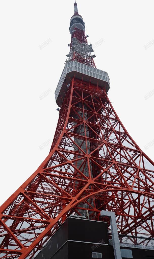 红白相间的东京塔png免抠素材_88icon https://88icon.com Tokyo Tower 东京 东京塔 东京铁塔 日本电波塔 景点 红白相间