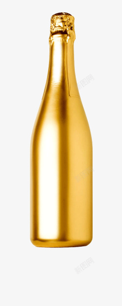 金闪闪瓶子卡通金色酒瓶高清图片