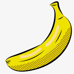 波普风装饰香蕉元素素材