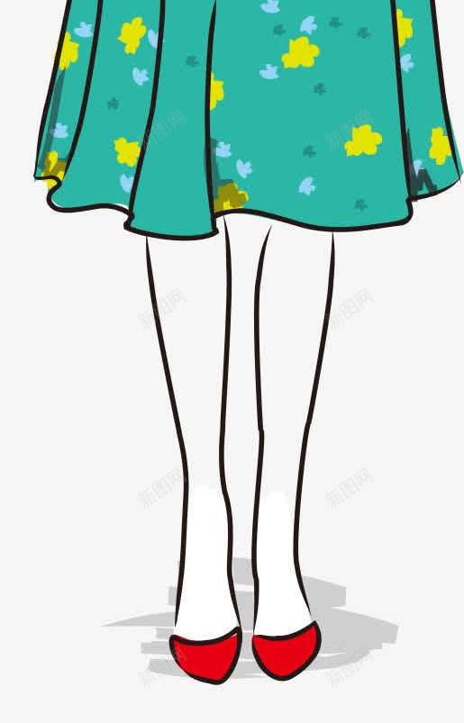 手绘线描线条时尚服饰走png免抠素材_88icon https://88icon.com 人物插画 帅气男孩 时尚走秀 美丽女孩