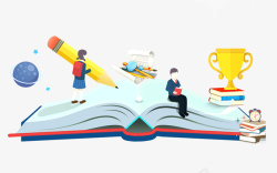 世界读书日之卡通创意素材