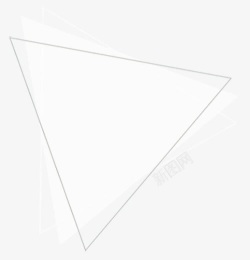 三角形立体空间线条素材
