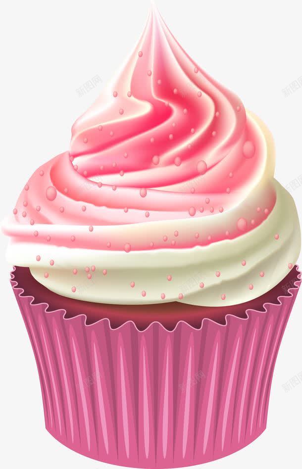 粉色美味冰淇淋png免抠素材_88icon https://88icon.com 冰淇淋糕点 清凉夏日 甜品店 甜筒 粉色冰淇淋 美味甜品