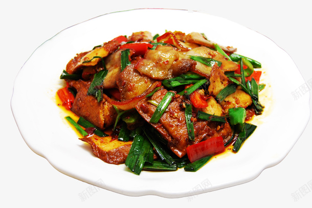 麻辣鲜香香干回锅肉png免抠素材_88icon https://88icon.com 免抠图 免费下载 回锅肉 蒜苗回锅肉 香干回锅肉 麻辣鲜香