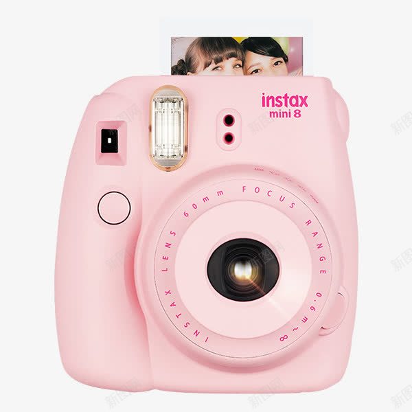 粉色女生相机png免抠素材_88icon https://88icon.com 单反 女生相机 数码产品 数码相机 粉色