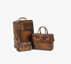 棕色行李箱素材