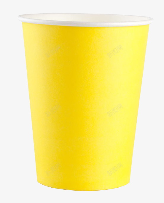 产品实物黄色一次性水杯png免抠素材_88icon https://88icon.com 一次性水杯 产品实物 纸杯 豆浆杯 高清 黄色