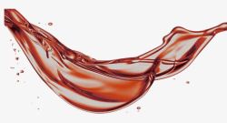 飞溅的巧克力元素素材