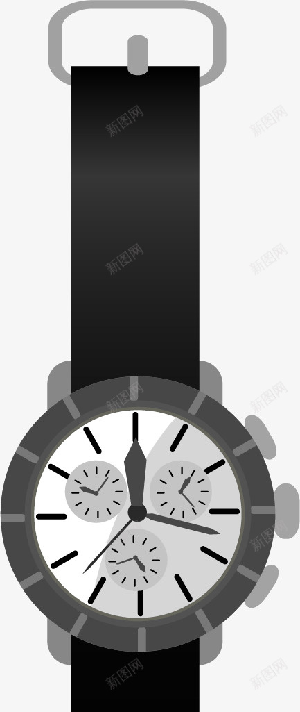 男士黑色手表矢量图ai免抠素材_88icon https://88icon.com 准时 卡通 手绘 手表 手表贴图 时间 时间动画 男孩 矢量图 黑色