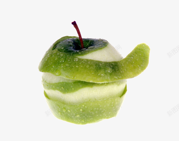 绿色苹果png免抠素材_88icon https://88icon.com 有机水果 水分 水果 苹果皮