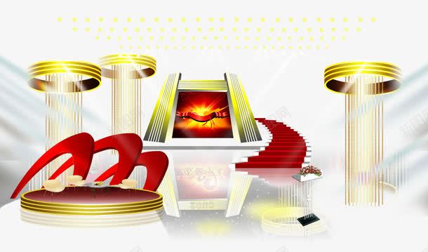 圆台舞台png免抠素材_88icon https://88icon.com png元素 圆台 效果图 舞台 舞台架