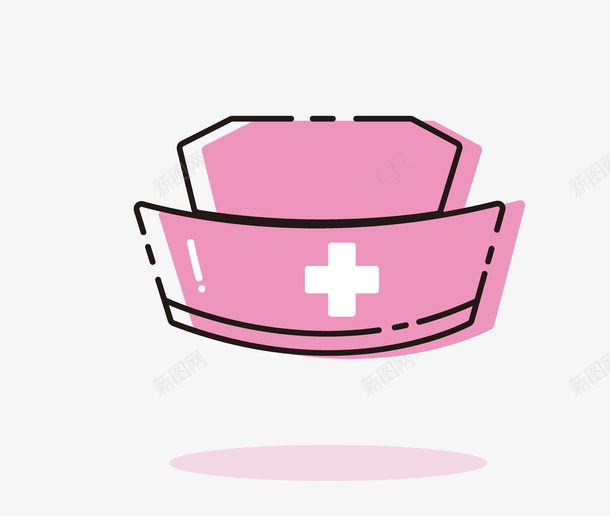 手绘护士帽png免抠素材_88icon https://88icon.com 儿童 医院 卡通 可爱 女生 手绘 护士帽 护士漫画 粉色