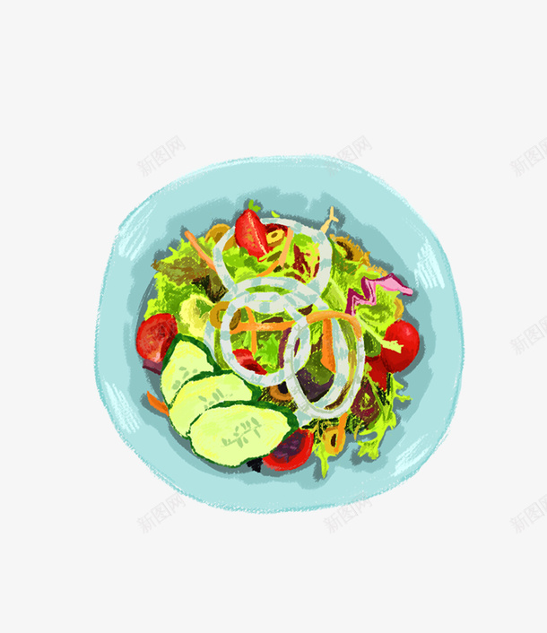 素菜沙拉手绘图案png免抠素材_88icon https://88icon.com 减肥餐 手绘图 新鲜的 美味的 蔬菜 蔬菜沙拉 食物