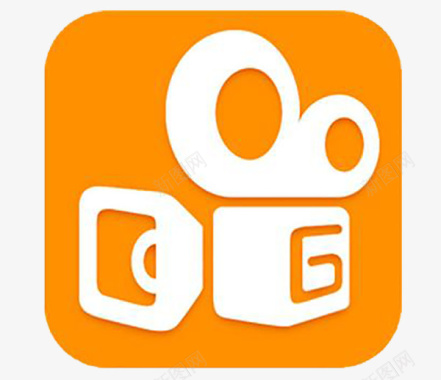 腾讯视频图标短视频橙色logo图标图标