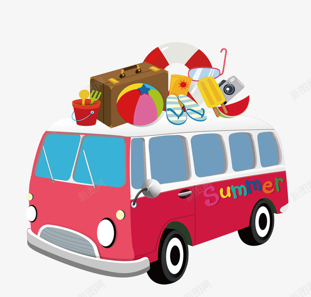 夏令营出游火热招募中png免抠素材_88icon https://88icon.com 出游 卡通车 夏令营 夏令营出游火热招募中 招募中 汽车 火热