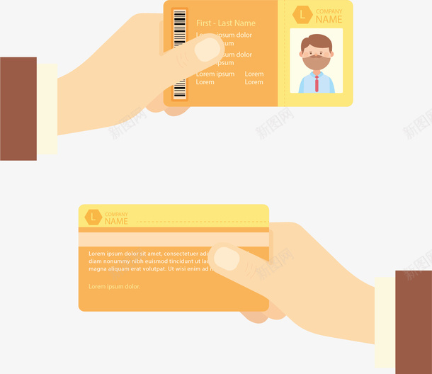 个人身份证正反面png免抠素材_88icon https://88icon.com 出示身份证 手拿卡片 正反面卡通 矢量png 身份证 身份证检查 身份证正反面 黄色卡片