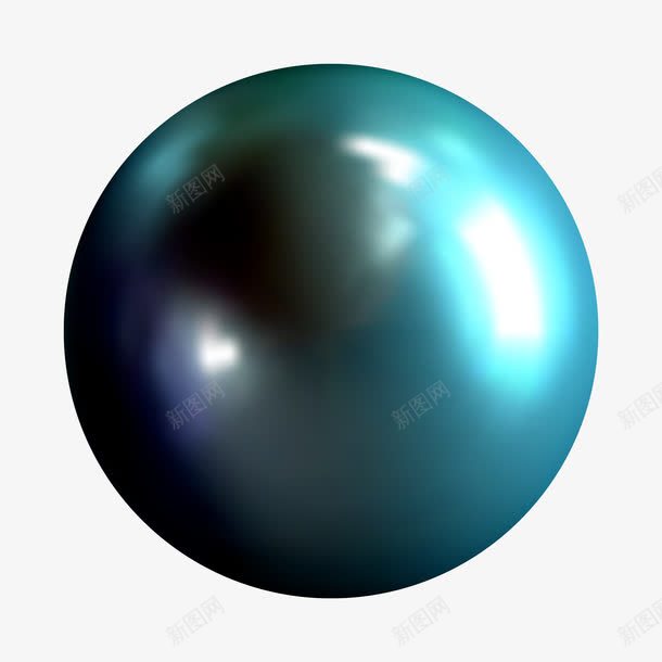 蓝色辐射色彩球png免抠素材_88icon https://88icon.com 3D 3D彩球 3D矢量 3D立体 五彩球 彩球矢量 立体彩球 立体彩色 花纹彩球 蓝色球