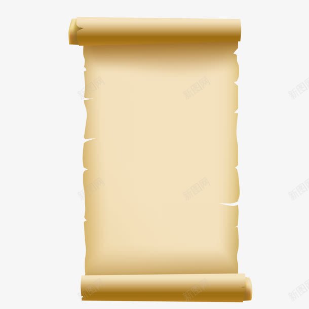撕裂画轴书轴png免抠素材_88icon https://88icon.com 书轴 古风 撕裂 画轴 素材