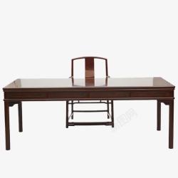 红木古典桌椅平面图素材