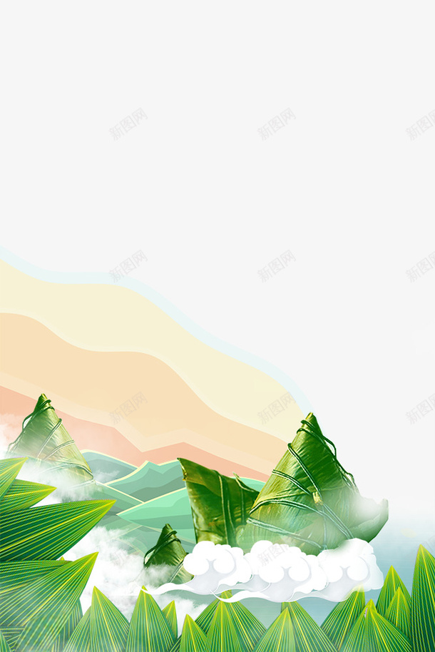 端午节粽子促销粽子主题边框psd免抠素材_88icon https://88icon.com 中国传统节日 中国风 浓情端午 端午佳节 端午促销 端午节 粽子 粽子促销