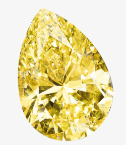 宝石摄影钻石摄影黄色炫酷钻石素材