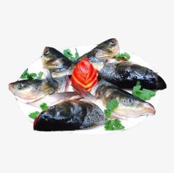 产品实物六个鱼头花鲢鱼素材