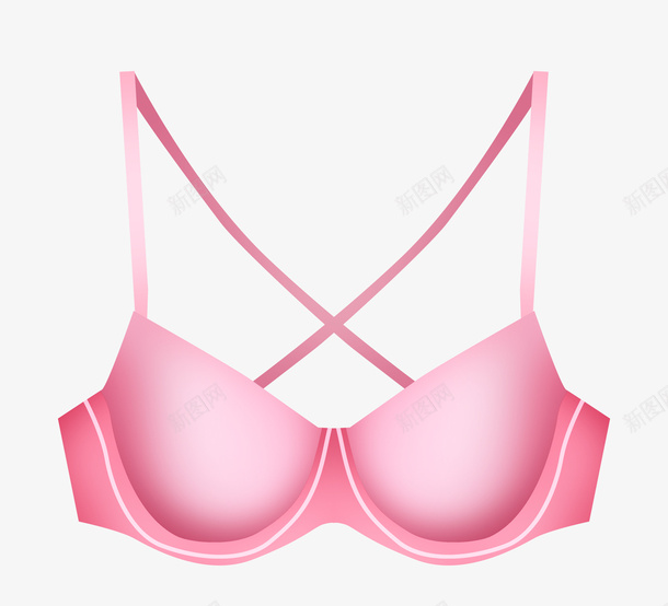 粉红色女性内衣png免抠素材_88icon https://88icon.com 内衣 女性 粉色 胸罩