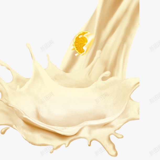 奶浪橙子牛奶psd免抠素材_88icon https://88icon.com 奶浪 柳橙 橙子 牛奶