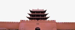 中国风古城墙素材