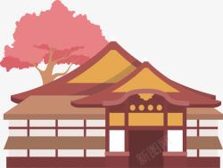 日式风格建筑小屋素材