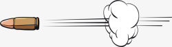 手绘子弹矢量图素材