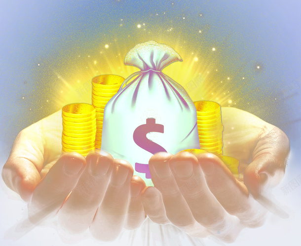 手捧金币png免抠素材_88icon https://88icon.com 发光 手捧 理财 装饰图案 金币 金融 金钱