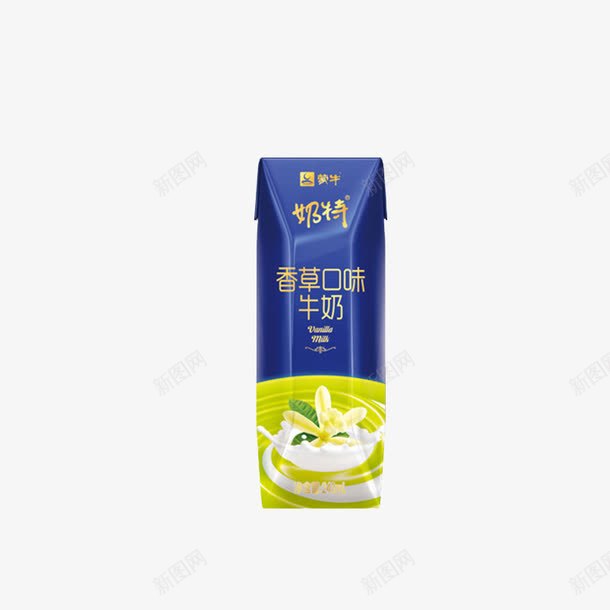 蒙牛奶特香香草口味牛奶png免抠素材_88icon https://88icon.com 产品实物 芬芳浓郁 醇香宜人 风味