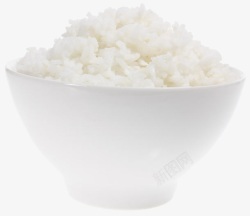 大米干饭一大碗白米饭高清图片