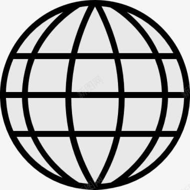 世界的接口全球图标图标