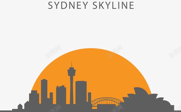 澳大利亚悉尼旅游png免抠素材_88icon https://88icon.com 悉尼 悉尼剪影 悉尼旅游 澳大利亚 澳大利亚悉尼 矢量png