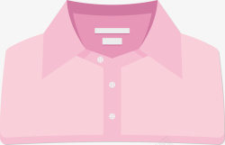 卡通粉色衬衫矢量图素材