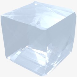 晶体立方体创业板宝石珍贵的盐透素材