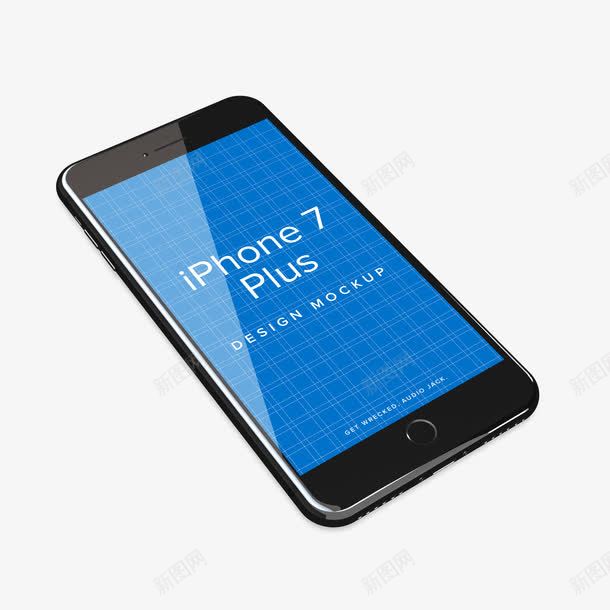 iPhone7plus平面图png免抠素材_88icon https://88icon.com 亮黑色 新机发布 苹果手机