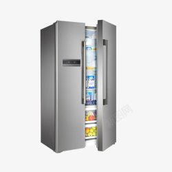 金色多门冰箱温度智能控制调节冰箱高清图片