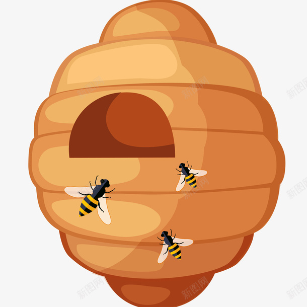 蜂窝和蜂蜜插画矢量图ai免抠素材_88icon https://88icon.com 免抠PNG 农场 昆虫 矢量图 秋季养生 蜂窝和蜂蜜矢量插画 蜜糖 蜜蜂 蜜蜂窝